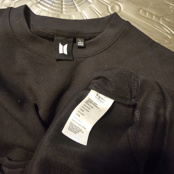 BTS Big Hit Black Swan Pullover Sweatshirt Sweatshirt Adult SzL - Picture 6 of 7